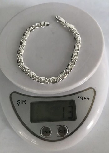 Beden 925 AYAR GÜMÜŞ KALIN ERKEK BİLEKLİK