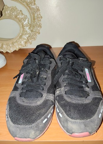 Gri Kadın Spor Ayakkabısı Velcro Detaylı - Görsel 3