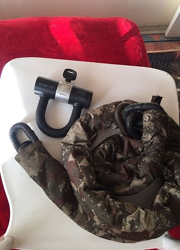 Armor 14 mm military zincir ve U kilit