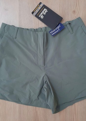 Jack Wolfskin Rahat Kesim Yeşil Mini Şort