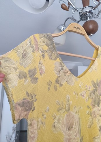 xl Beden sarı Renk Park moda marka elbise