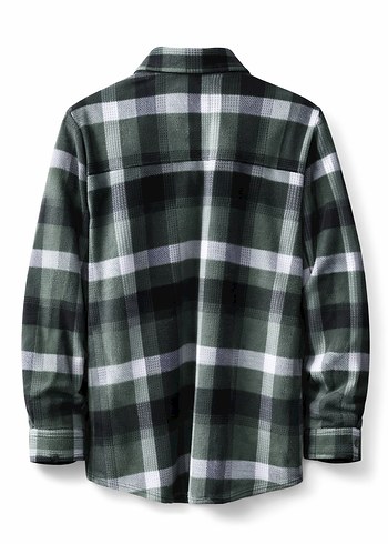 Gri Ekose Desenli Erkek Gömlek - Görsel 2