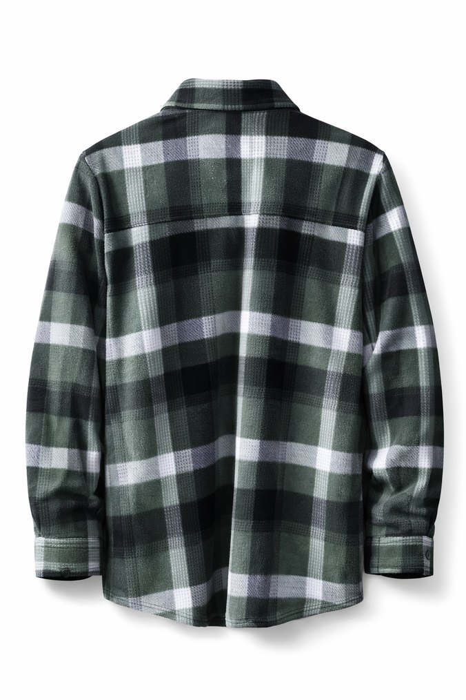 Gri Ekose Desenli Erkek Gömlek - Görsel 2