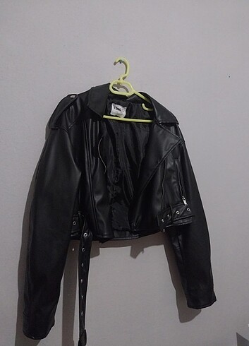 Oversize deri ceket