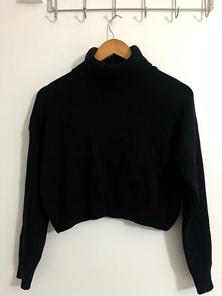 Koton Boğazlı Crop Kazak