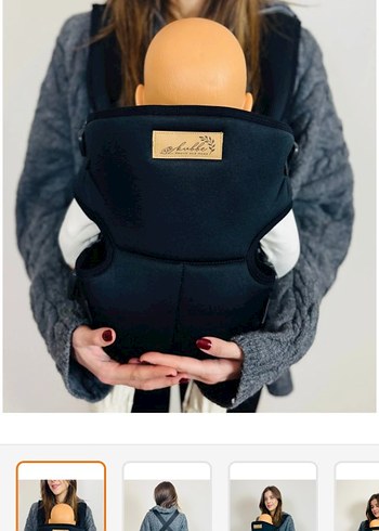 lacivert Bebek Taşıyıcı Kanguru - Görsel 2