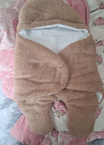 kahverengi peluş kundak - Görsel 2