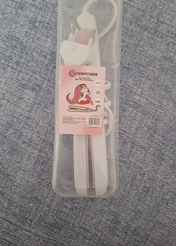 Diğer Beyaz mini Saç Düzleştirici Hafif Tasarım