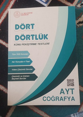 AYT Coğrafya Konu Pekiştirme Testleri Kitabı