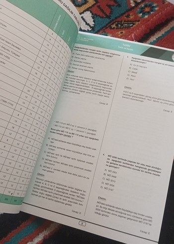 AYT Tarih Konu Pekiştirme Testleri Kitabı