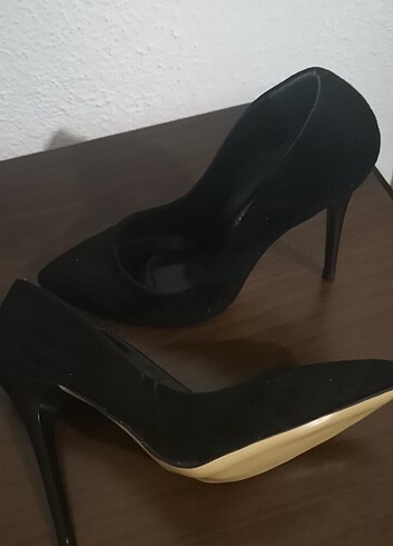 35 Beden siyah Renk Stiletto topuklu ayakkabı