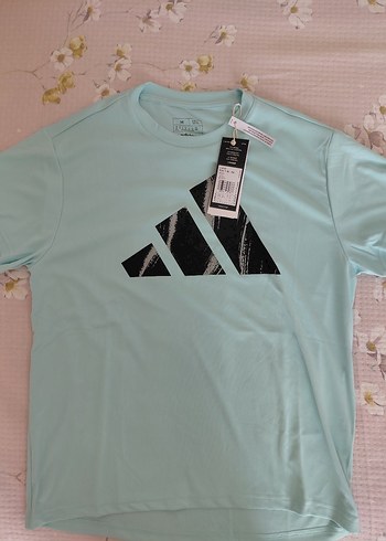m Beden mavi Renk Adidas Mavi Baskılı Oversize Tişört