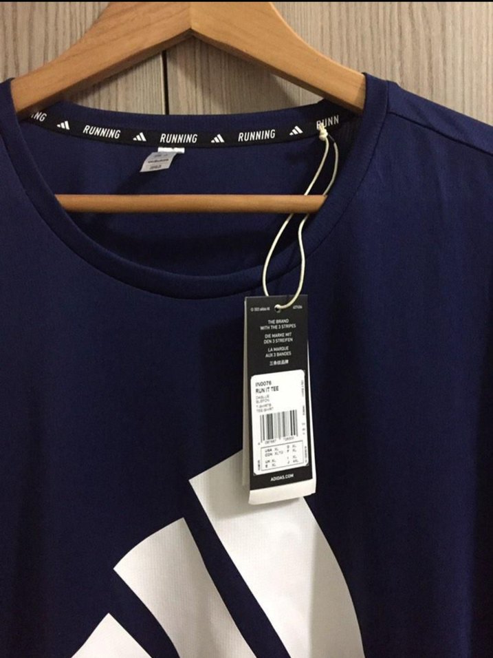 Adidas Erkek Lacivert Baskılı Tişört - Görsel 3