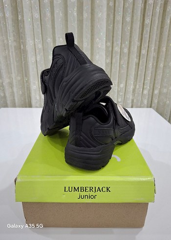 32 Beden Lumberjack Erkek Çocuk Siyah Spor Ayakkabı