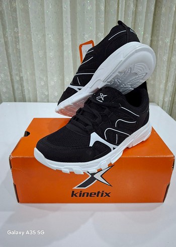 38 Beden siyah Renk Kinetix Erkek Çocuk Spor Ayakkabı
