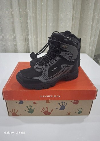 30 Beden siyah Renk Hammer Jack Erkek Çocuk Waterproof Bot