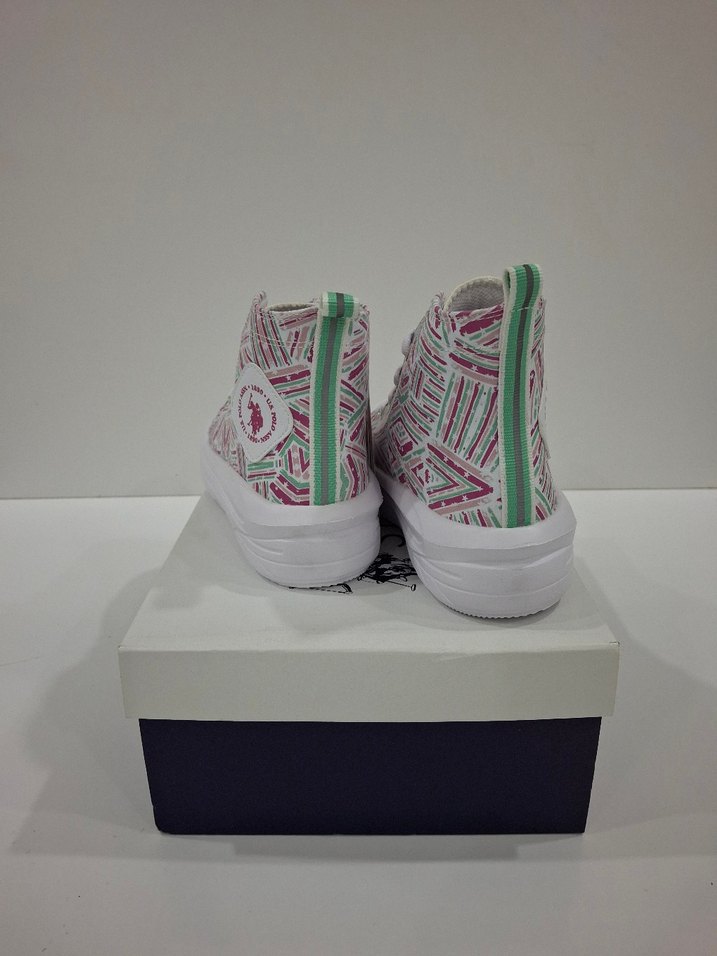 USPA kız çocuk yüksek sneaker - Görsel 3