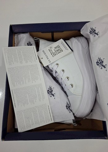 USPA kız çocuk yüksek sneaker - Görsel 8