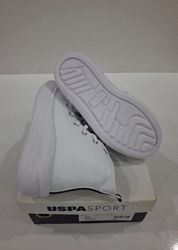 USPA kız çocuk yüksek sneaker - Görsel 7