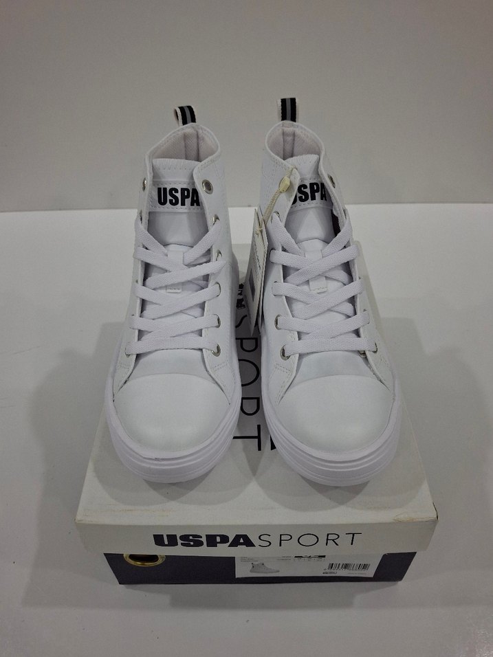 USPA kız çocuk yüksek sneaker - Görsel 5