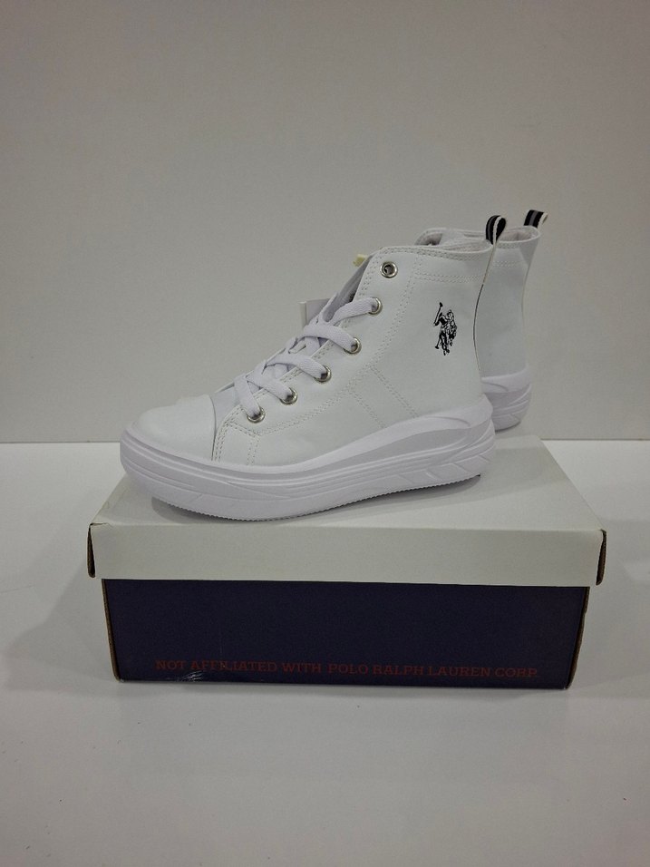 USPA kız çocuk yüksek sneaker - Görsel 4