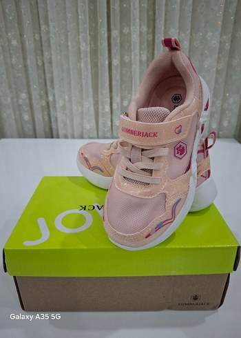 29 Beden pembe Renk Lumberjack Kız Çocuk Pembe Spor Ayakkabı