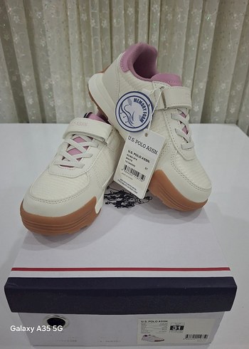 U.S. Polo Assn. Beyaz Kız Çocuk Spor Ayakkabı