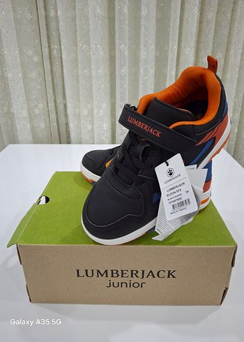 34 Beden siyah Renk Lumberjack erkek çocuk sneaker