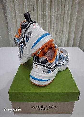 33 Beden Lumberjack Erkek Çocuk Turuncu Gri Sneaker