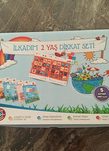 ilk adım dikkat seti ve konuşturan kitap