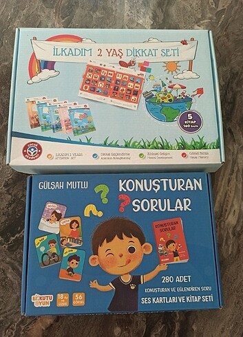 ilk adım dikkat seti ve konuşturan kitap