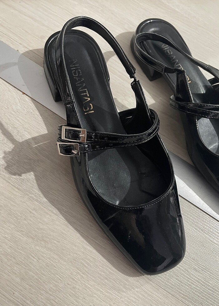 Rugan topuklu babet - Görsel 3