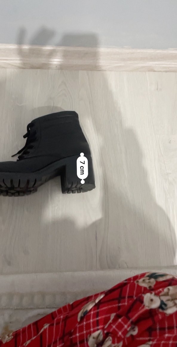 Siyah topuklu  Bot - Görsel 5