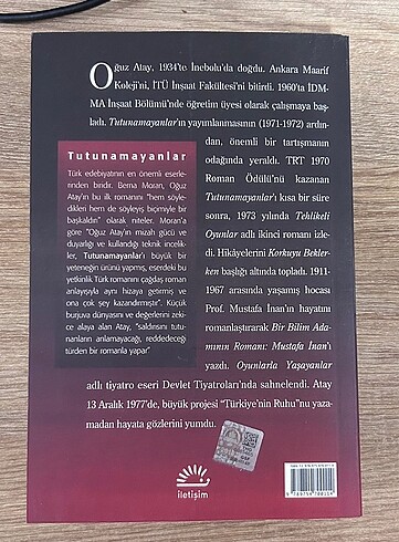  TUTUNAMAYANLAR OĞUZ ATAy