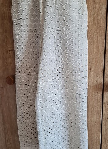 xs Beden Beyaz kumaş Tulum 