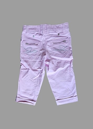 LC Waikiki Kız çocuk toz pembe jean kapri