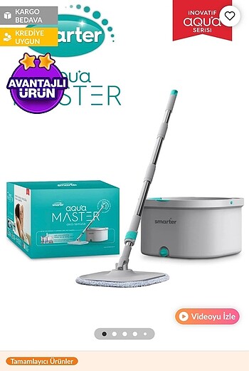 Smarter Aqua Master Kirli Suyu Ayıran Mop