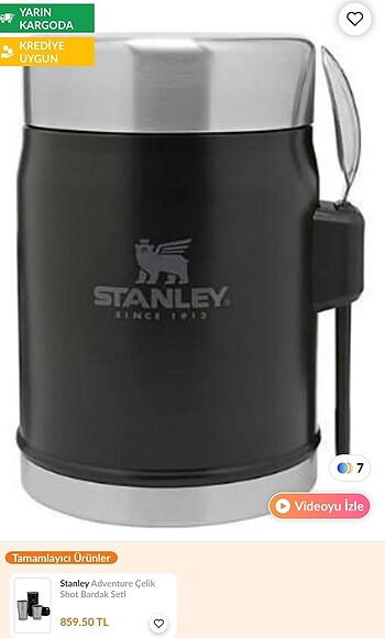 Stanley Kaşıklı Yemek Termosu 0.40 lt