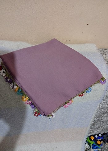 Püsküllü Çok Renkli Bohem Kadın Şal - Görsel 3