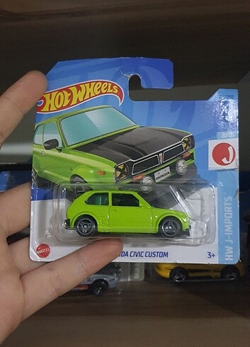 Hot wheels Honda civic custom 87