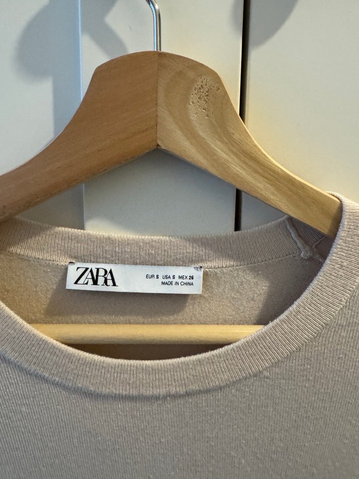 Bej Kadın Keten Kumaş Salaş Triko - Görsel 3