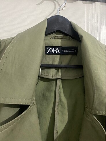 xs Beden haki Renk Zara Trençkot