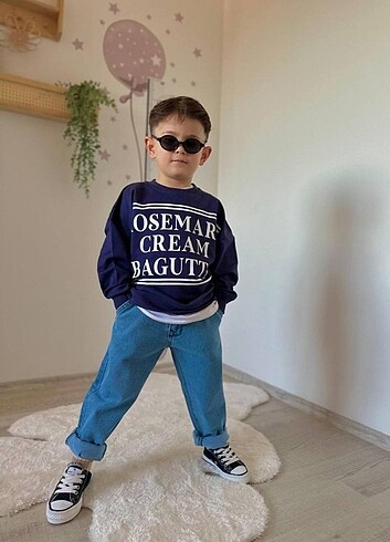 Sweatshirt ve Jean Takım 