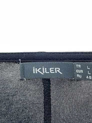 l Beden siyah Renk Ikiler Günlük Elbise %70 İndirimli.