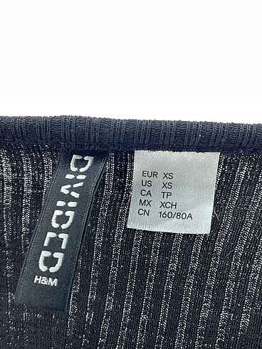 xs Beden siyah Renk H&M Mini Üst %70 İndirimli.