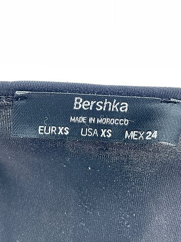 xs Beden siyah Renk Bershka Mini Üst %70 İndirimli.