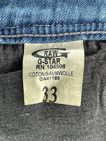 33 Beden mavi Renk G-star Raw Jean / Kot Şort %70 İndirimli.
