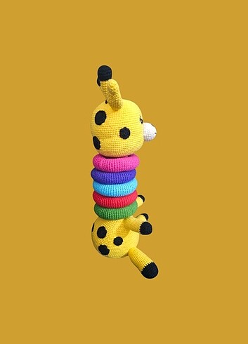 Diğer Amigurumi Eğitici Zürafa Oyuncak