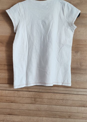 Baskılı Kız Çocuk Kısa Kollu Tişört - Görsel 2