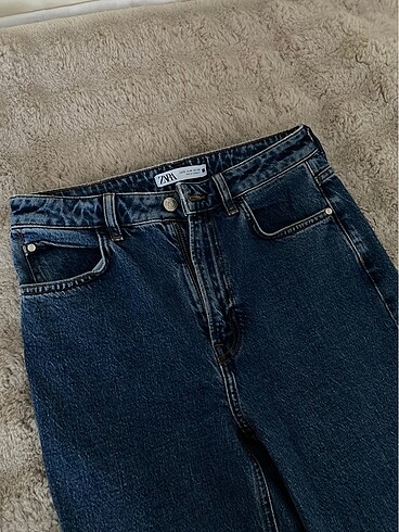 zara ispanyol paça koyu renk pants